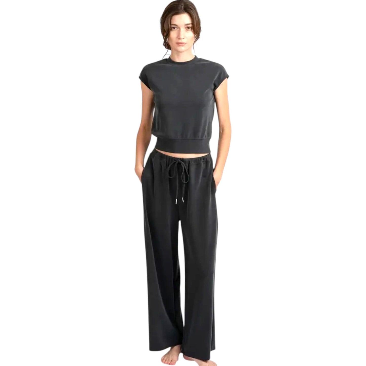 Cap Sleeve Knit Top