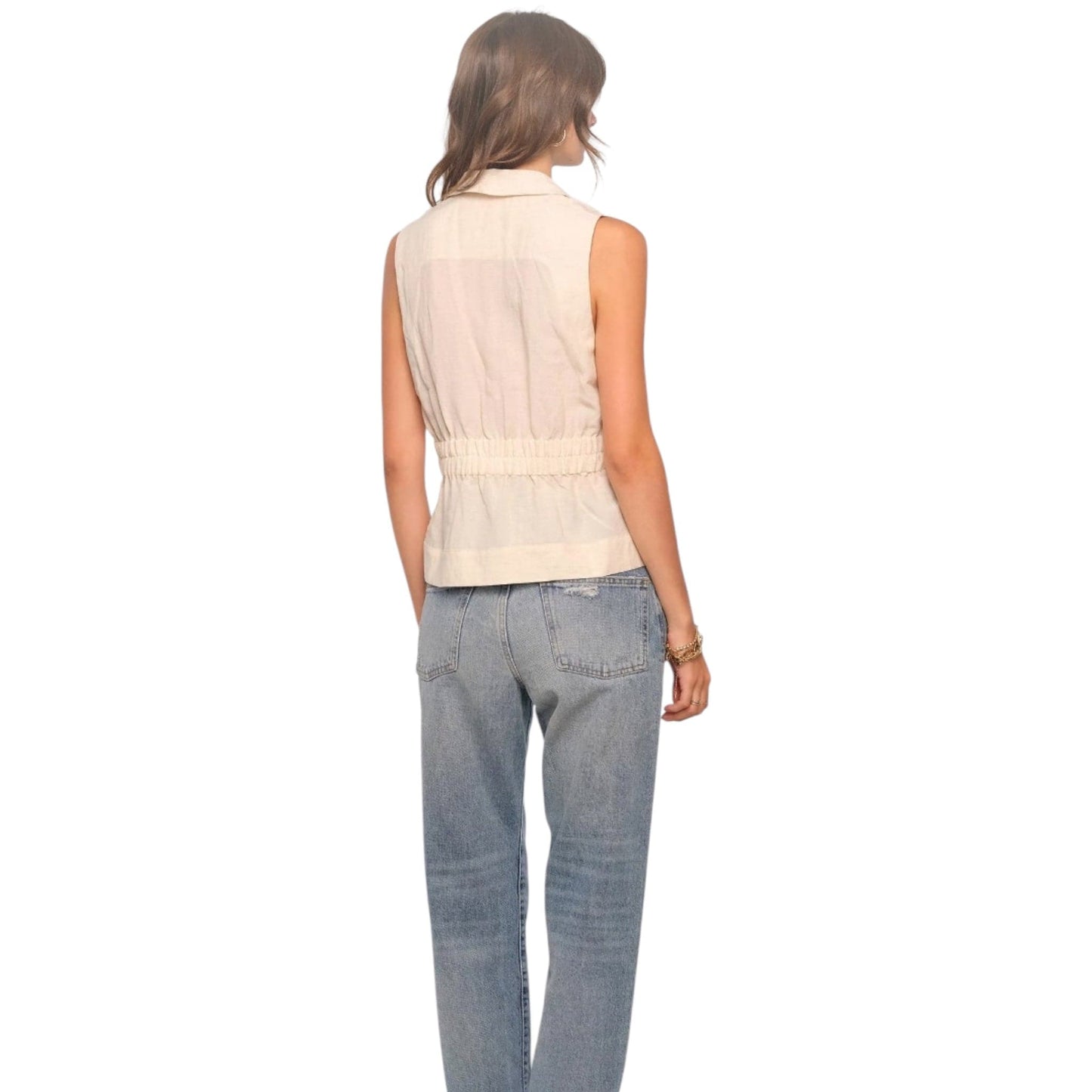 Otto Vest by Heartloom in Ecru