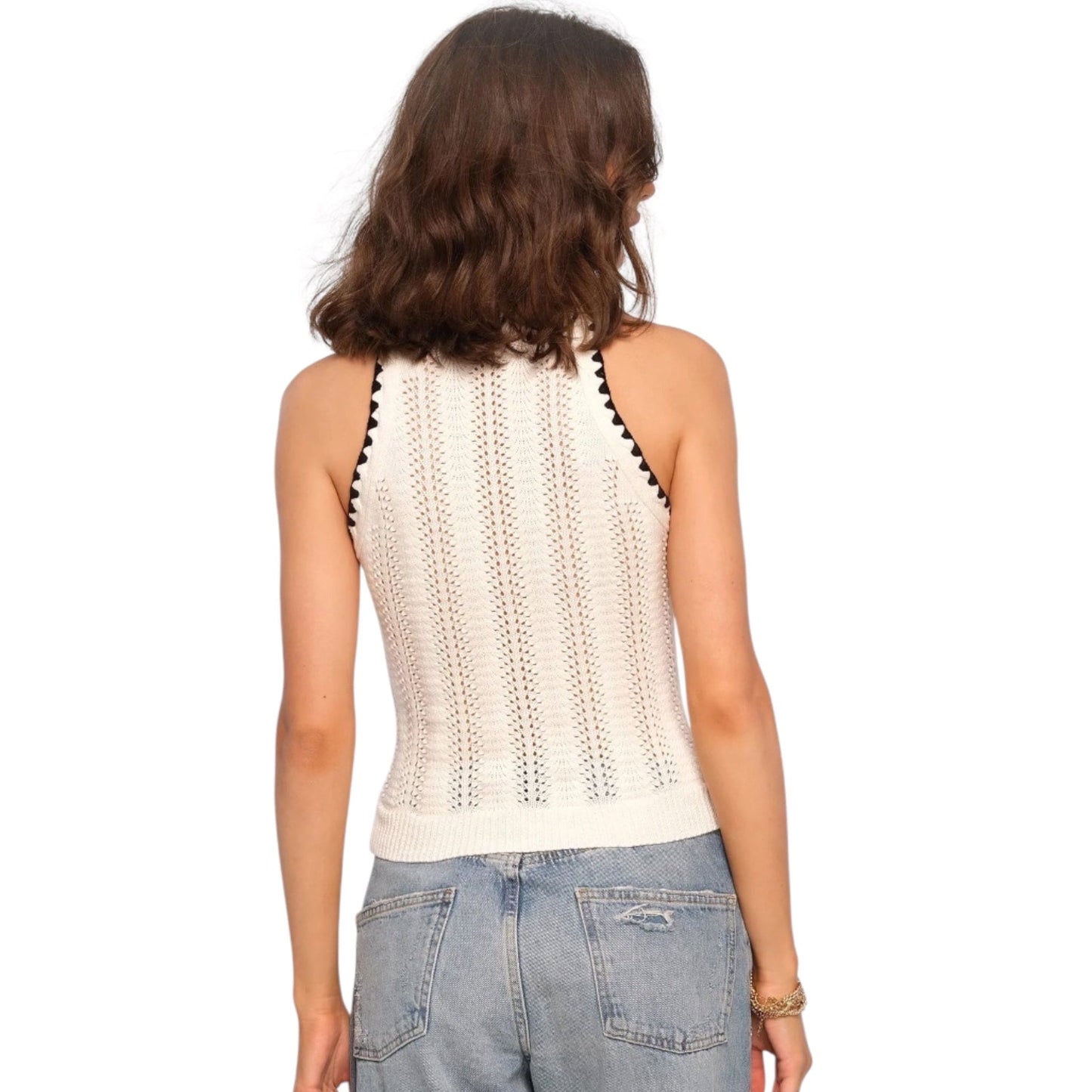 Bethany Vest by Heartloom in Eggshell