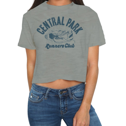 Retro Brand Central Park Runners Club in Ultra Soft Grey Tee