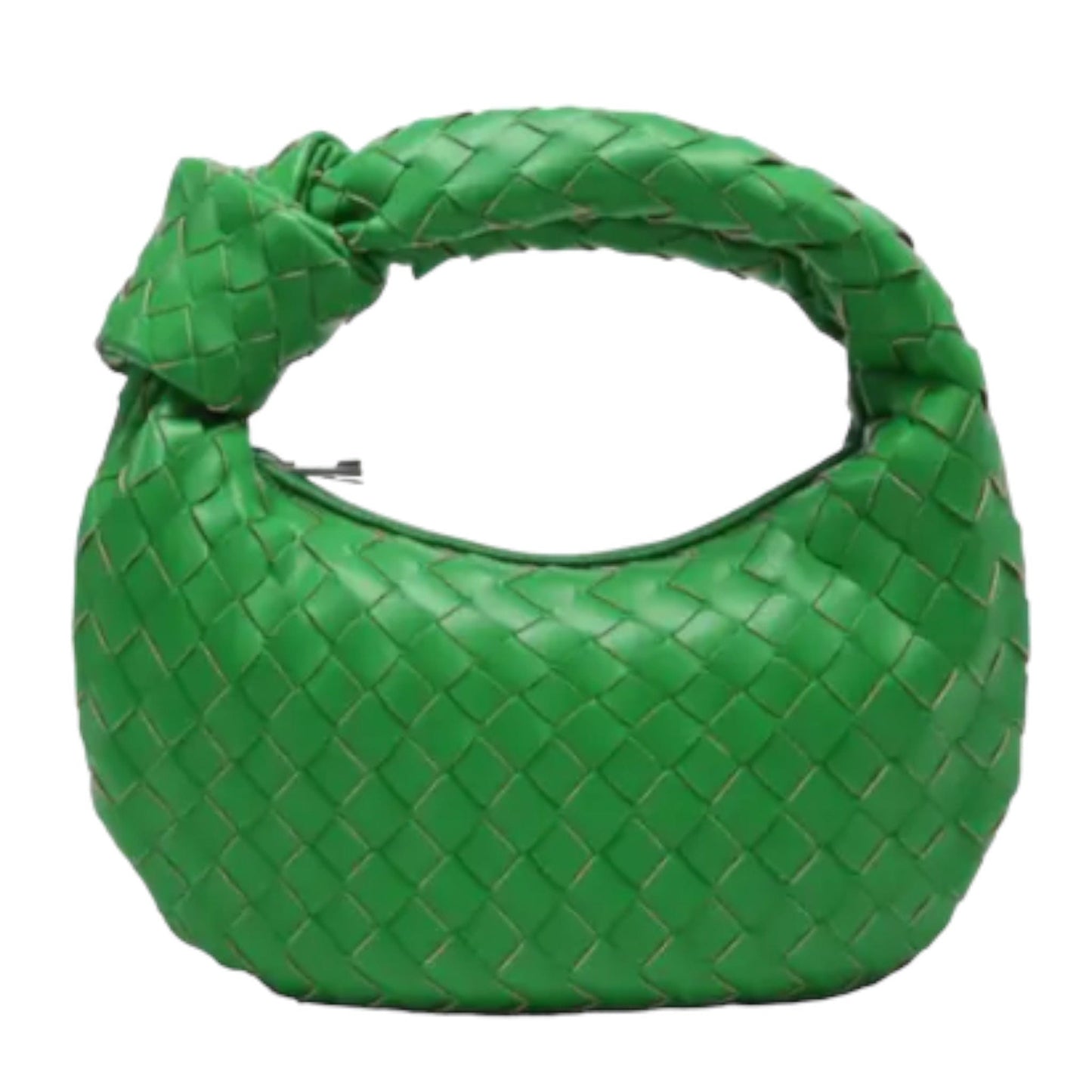 Braided Bag - Green and Navy Available