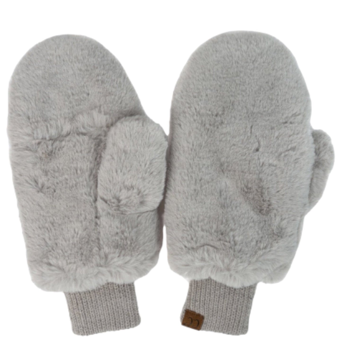 CC faux fur mittens - Multiple Colors Available