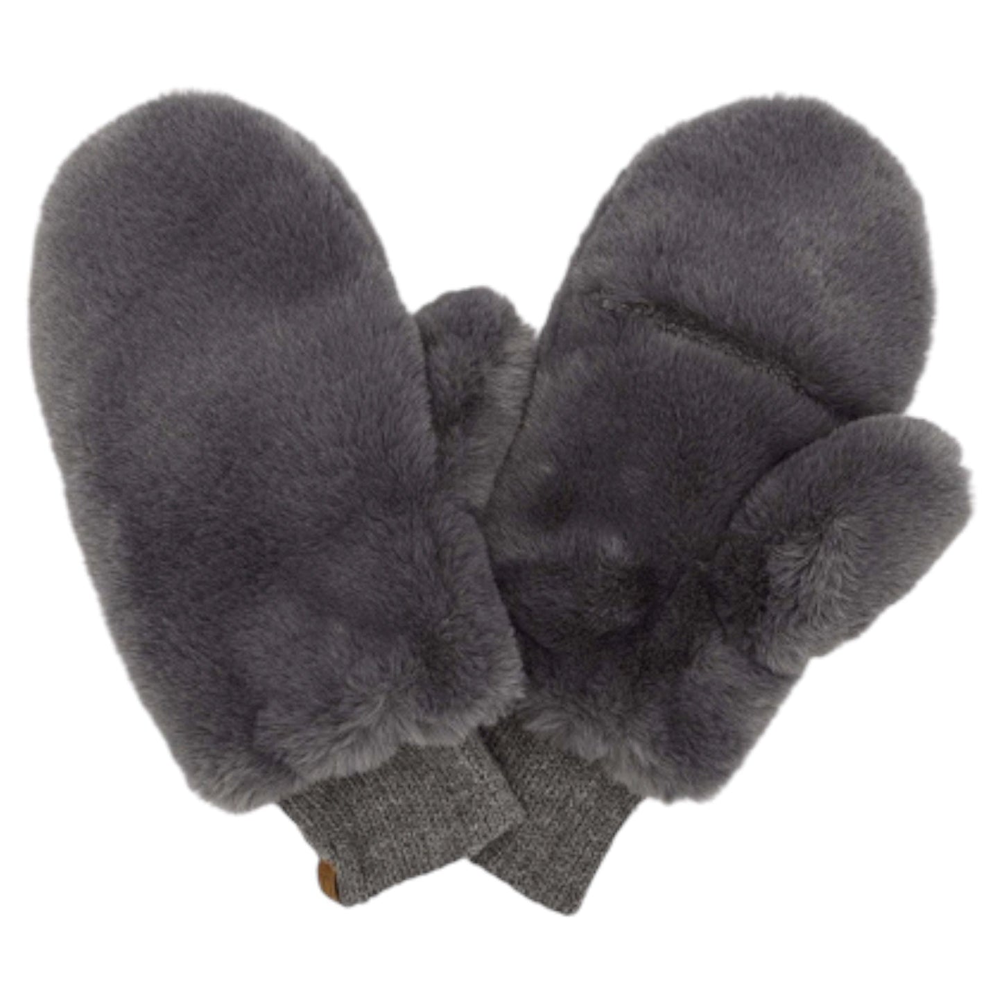 CC faux fur mittens - Multiple Colors Available