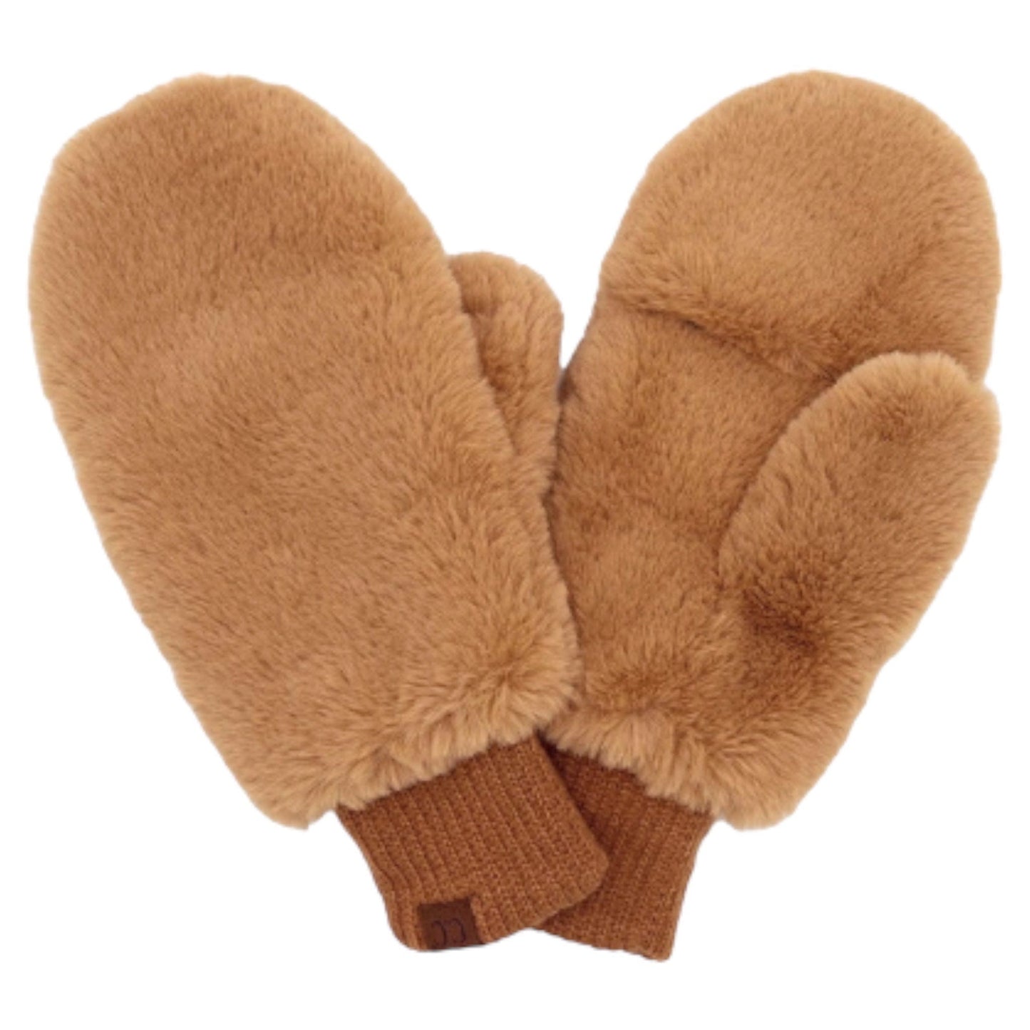 CC faux fur mittens - Multiple Colors Available