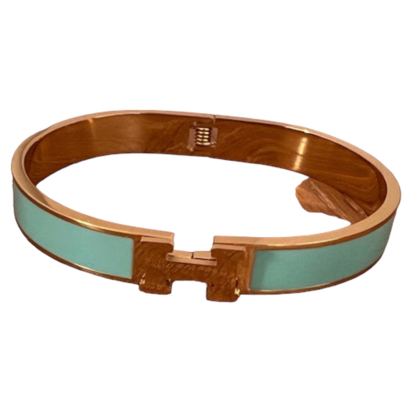 Gold Stainless Narrow Hello Bracelet - Multiple Colors Available