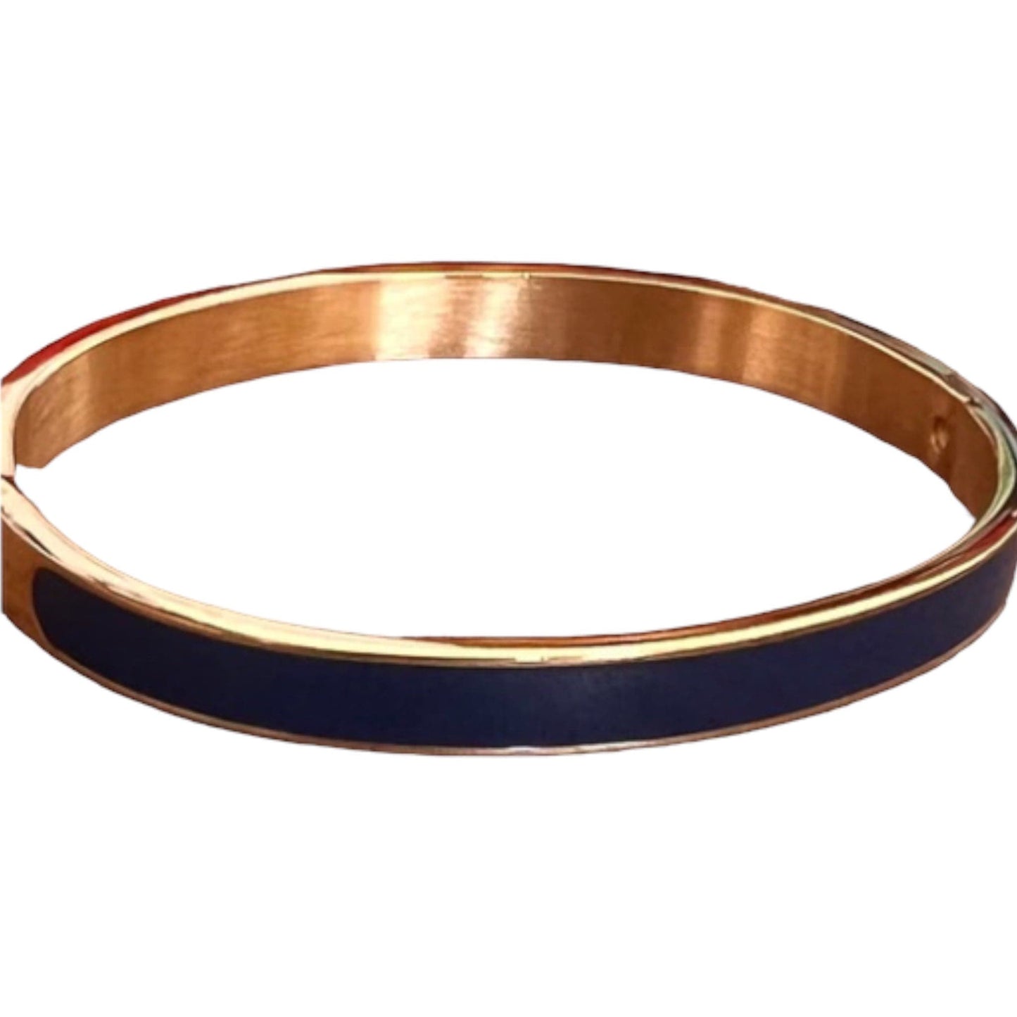Gold Stainless Enamel Bracelet - Multiple Colors Available