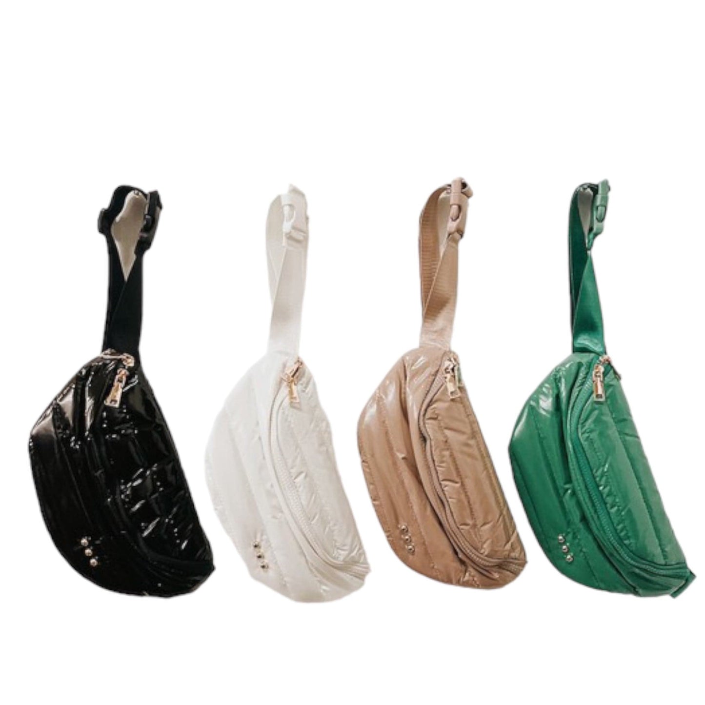 Shiny Puffy Crossbody Bag