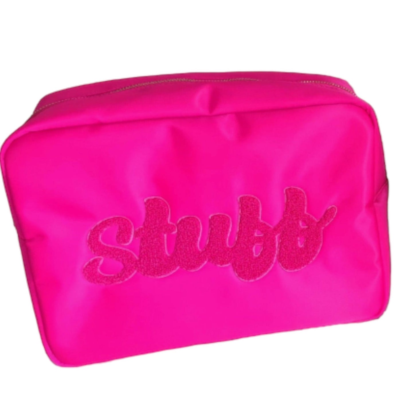 Embroidered Nylon Xl Cosmetic Bags