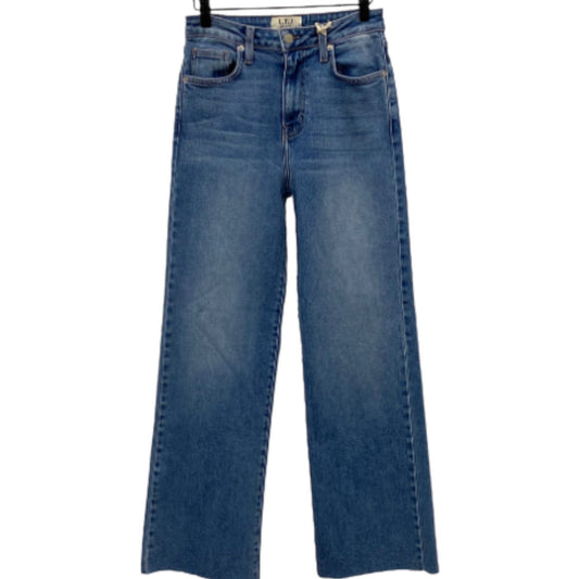 Letter To Juliet Paola A-Line Scissor Cut Hem Jean Medium Wash and Dark Wash Available