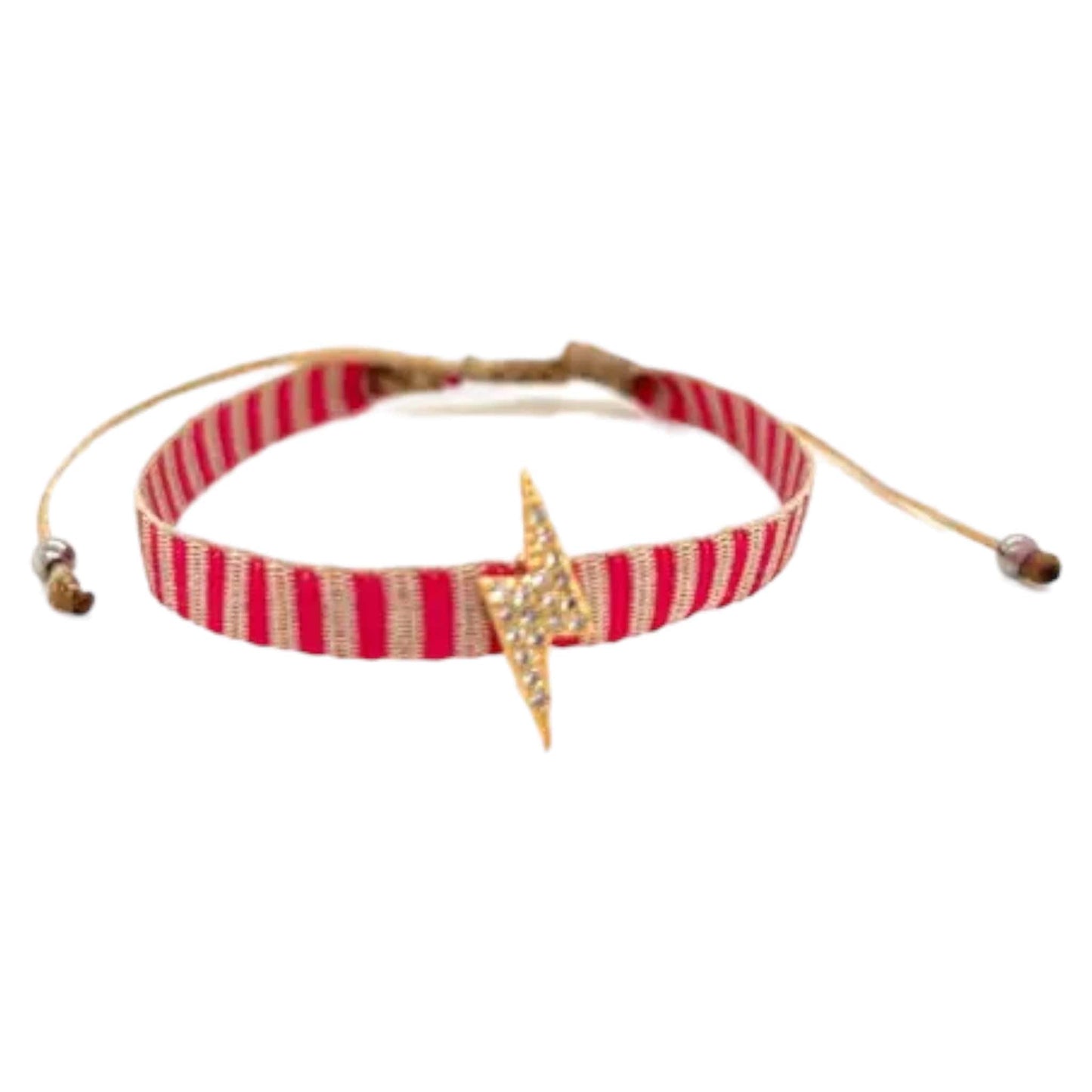 Adjustable Macrame Friendship Charm Bracelets - Bolt and Evil Eye available