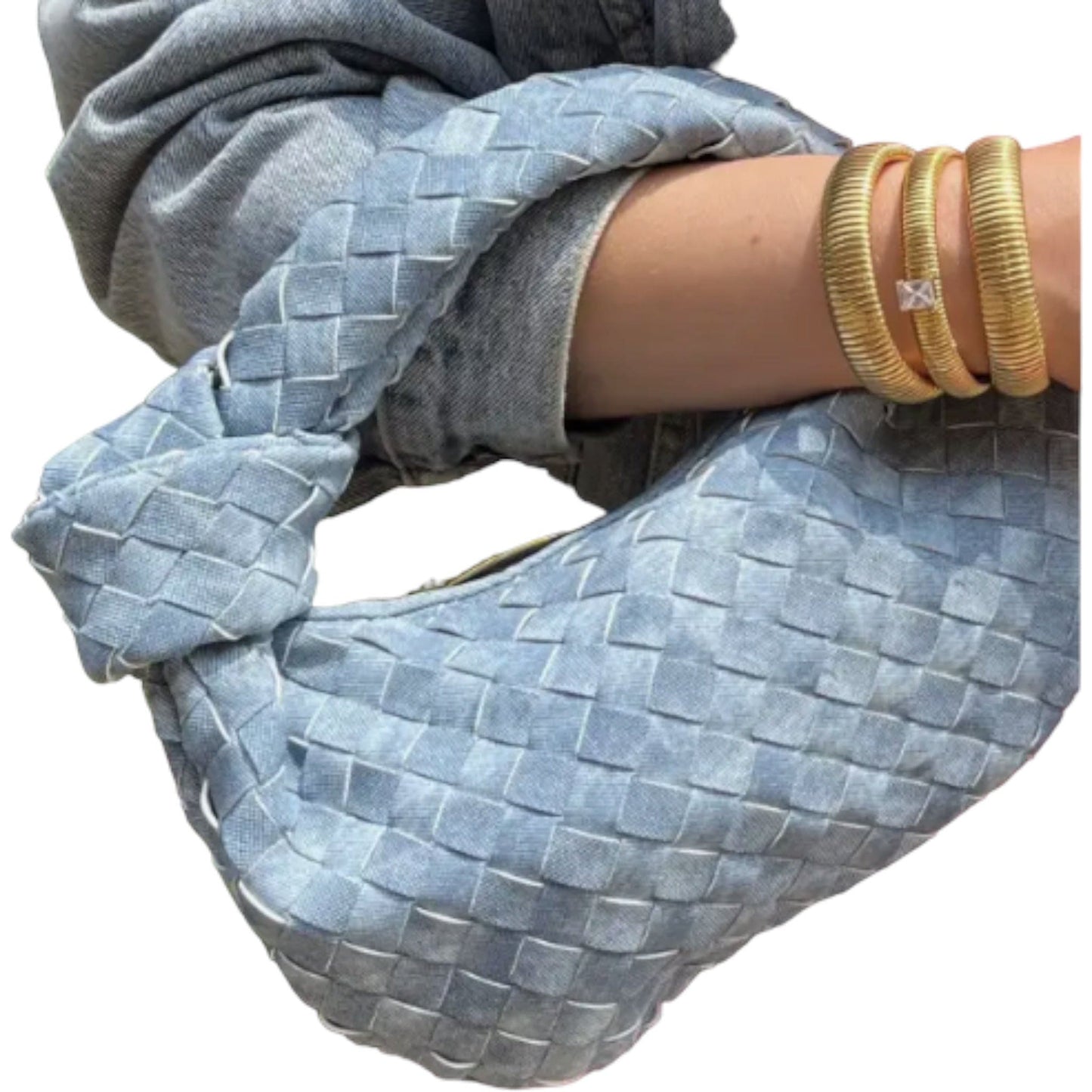 Braided Bag - Denim