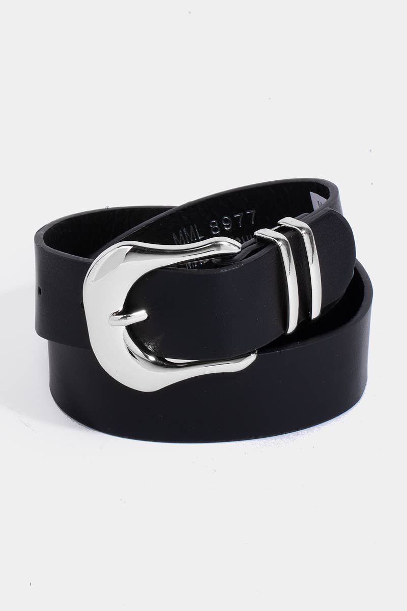 Classic Faux Leather Belt