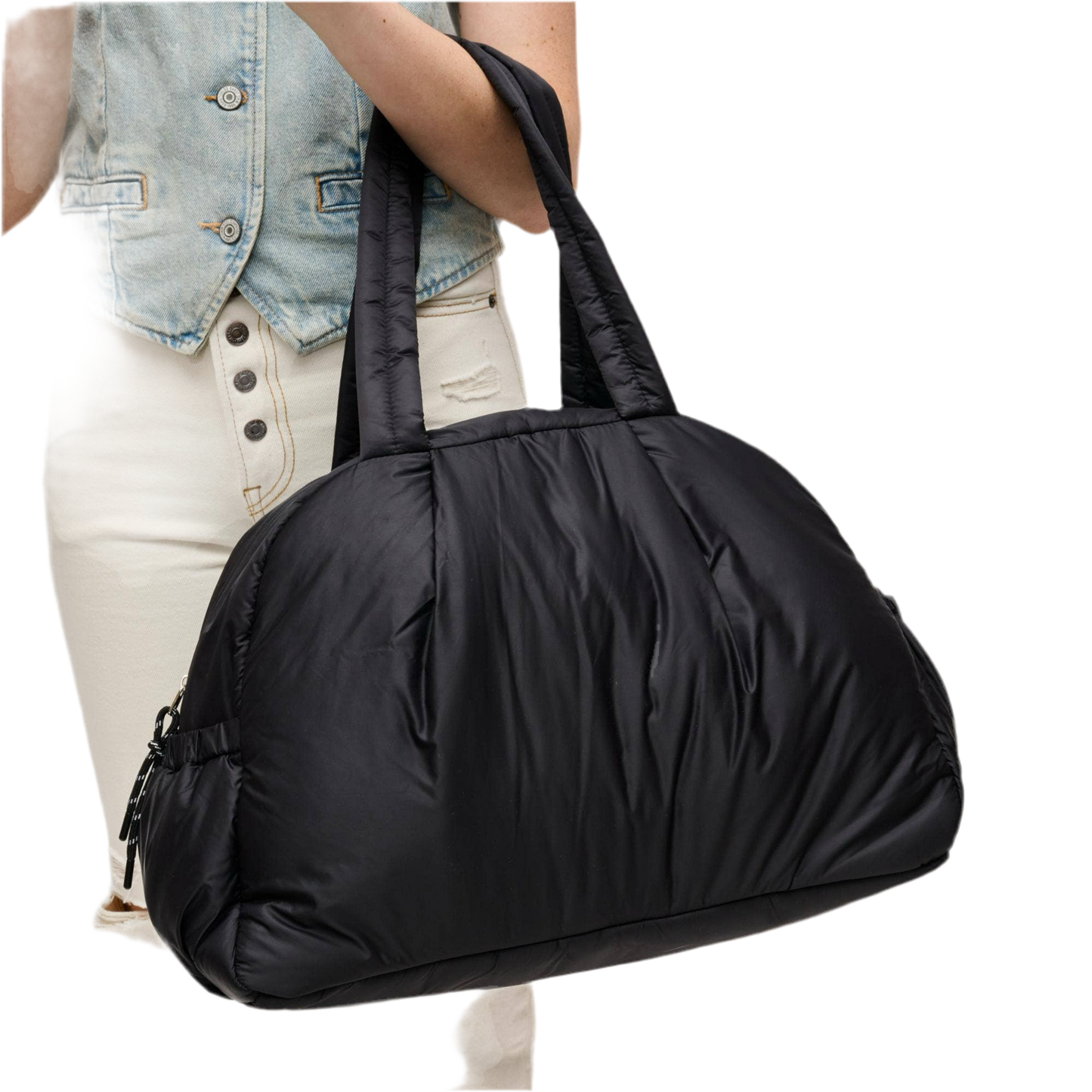 Nylon Dome Bag: Black