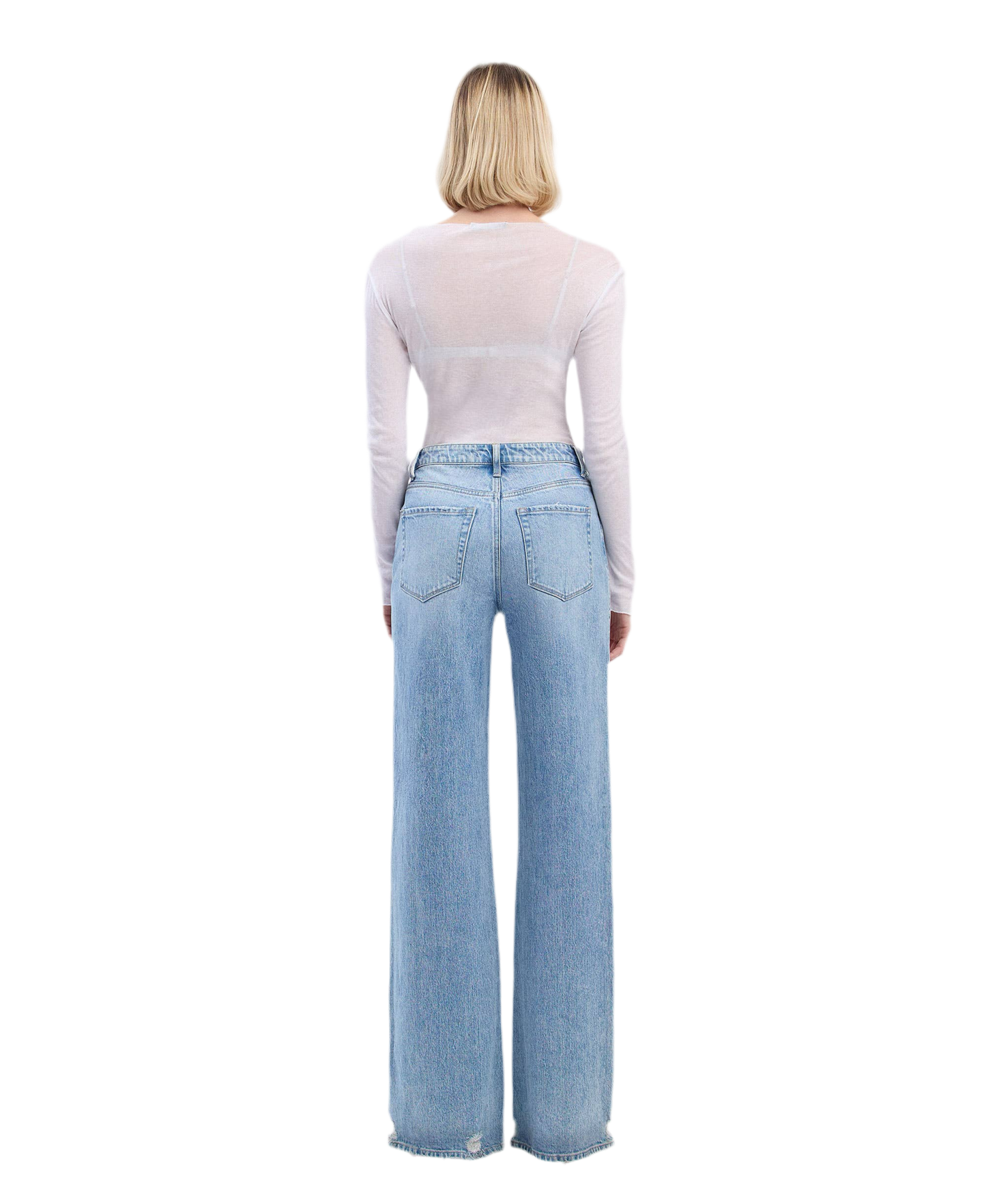 High Rise Baggy Wide Leg Jeans