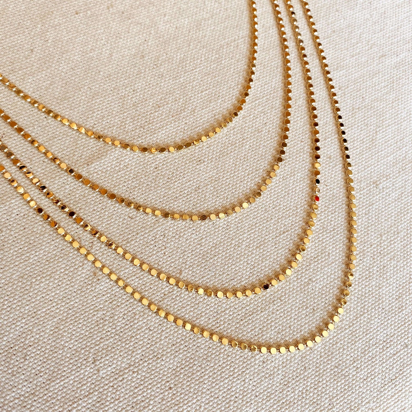 Flat Ball Chain Necklace 2MM