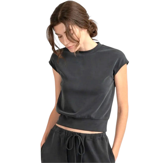Cap Sleeve Knit Top