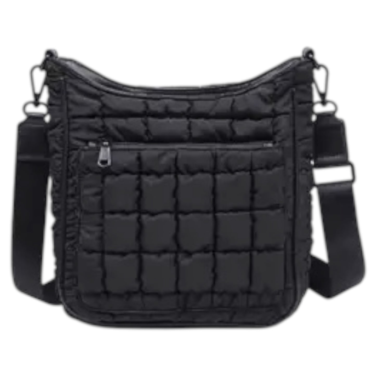 Sol and Solene Aura - Quilted Nylon Puffer Crossbody