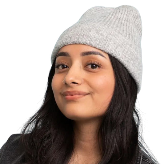 Grey Super Soft Cuffed Beanie