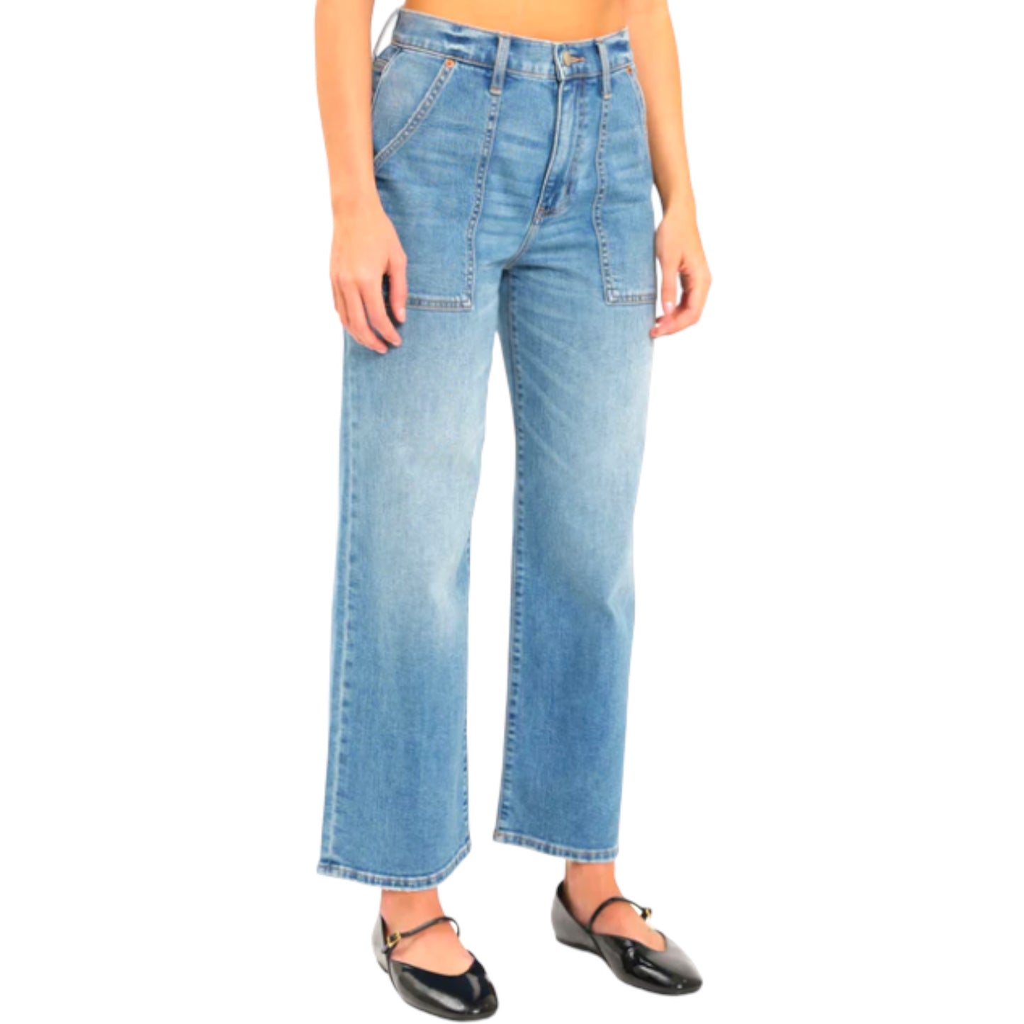 Daze Denim Pleaser Patch Pocket Jeans Text Me