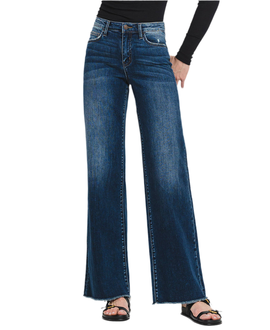 High Rise Wide Leg Jeans