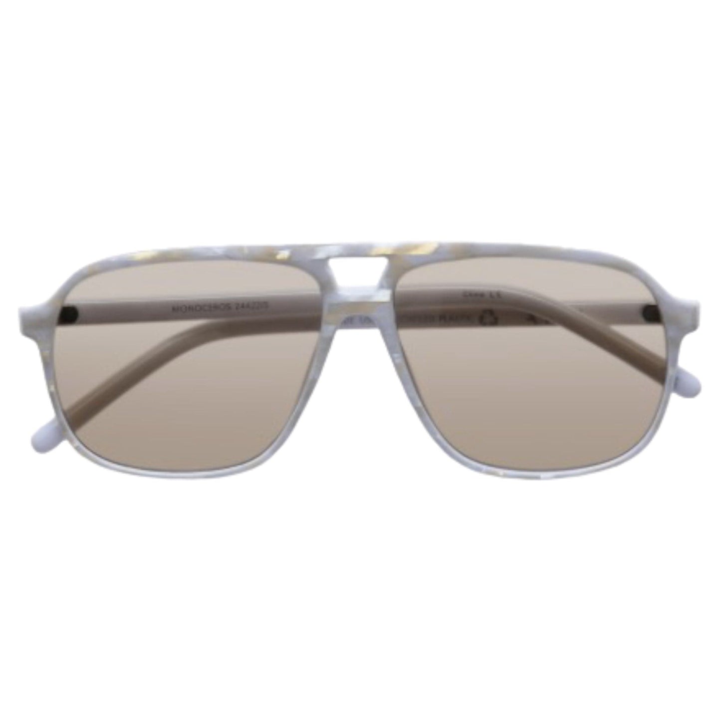 Aire Monoceros in White Marble Sunglasses