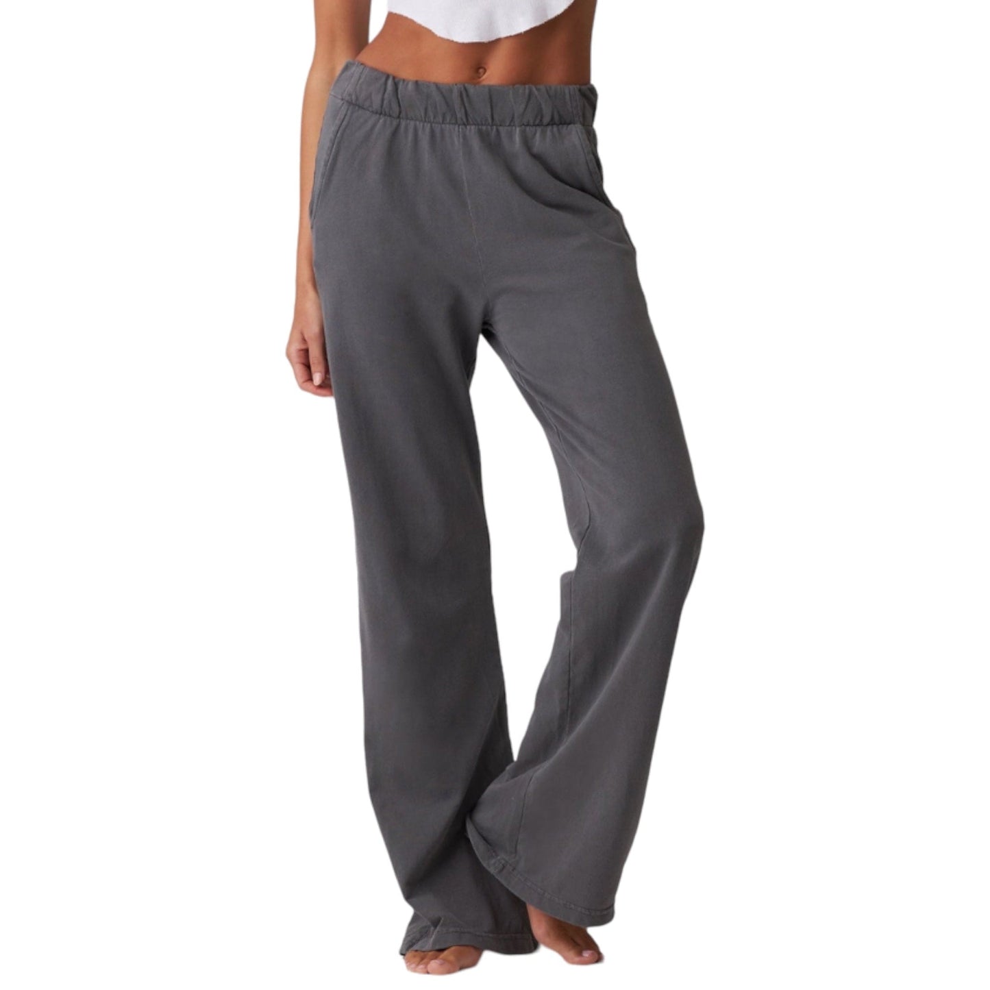Talentless French Terry Lounge Pant in Steel Grey