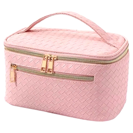 Double Zip Train Makeup Case