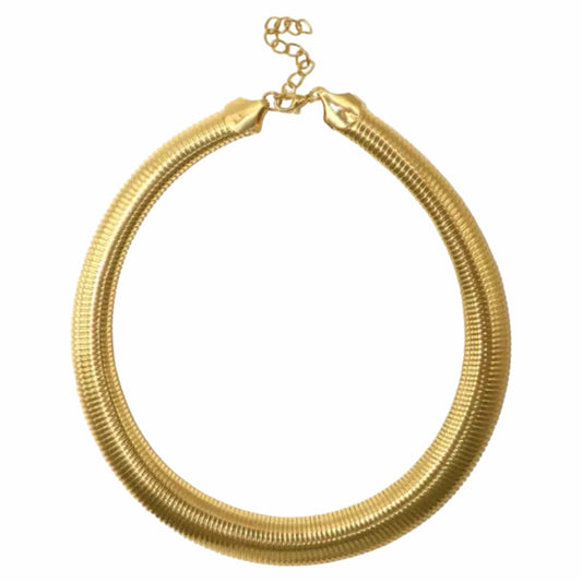 Gold Cobra Necklace