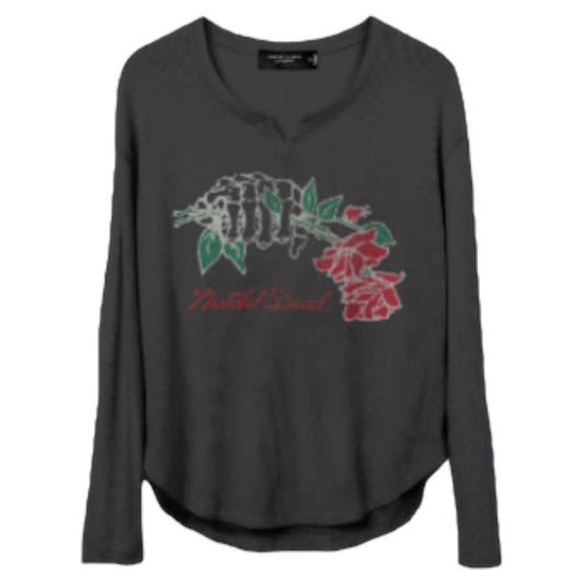 Grateful Dead Hand with Rose Thermal Long Sleeve