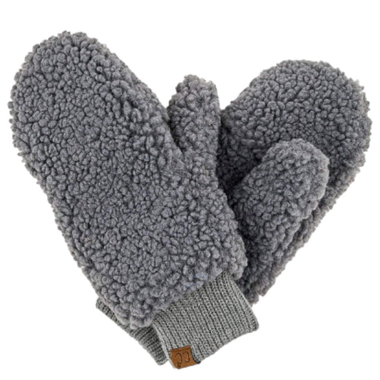 C.C Sherpa Mitten Gloves - multiple colors available