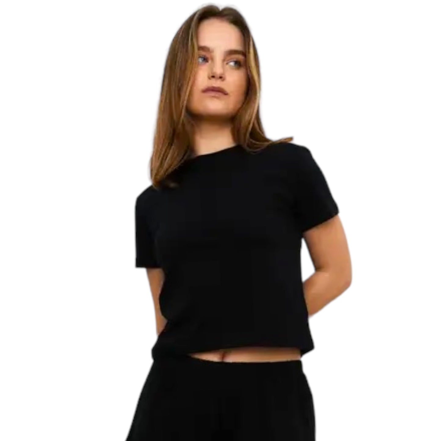 100% Organic Cotton Soft Tees in Black