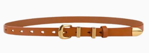 Sleek and Chic Vegan Leather Belt