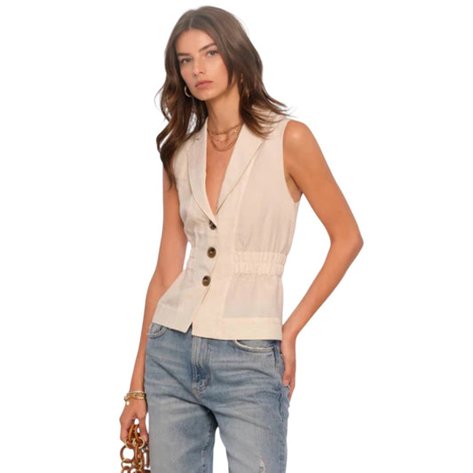 Otto Vest by Heartloom in Ecru