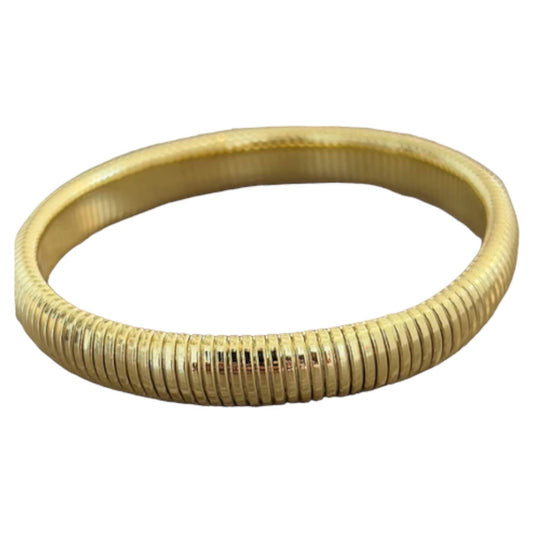 10MM Cobra Bangle Bracelet - Gold and Silver available