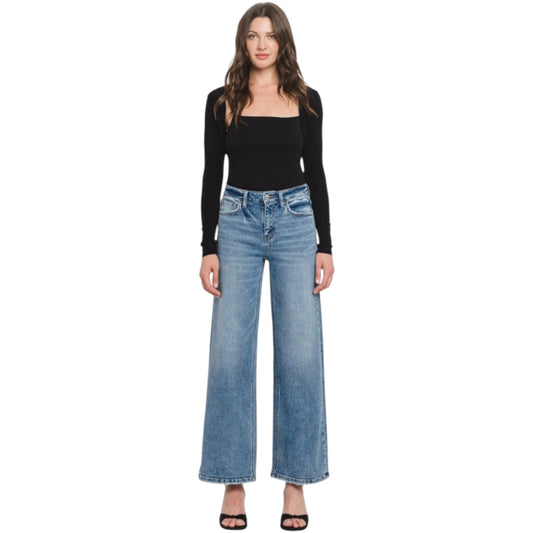 High Rise Wide Leg Jeans