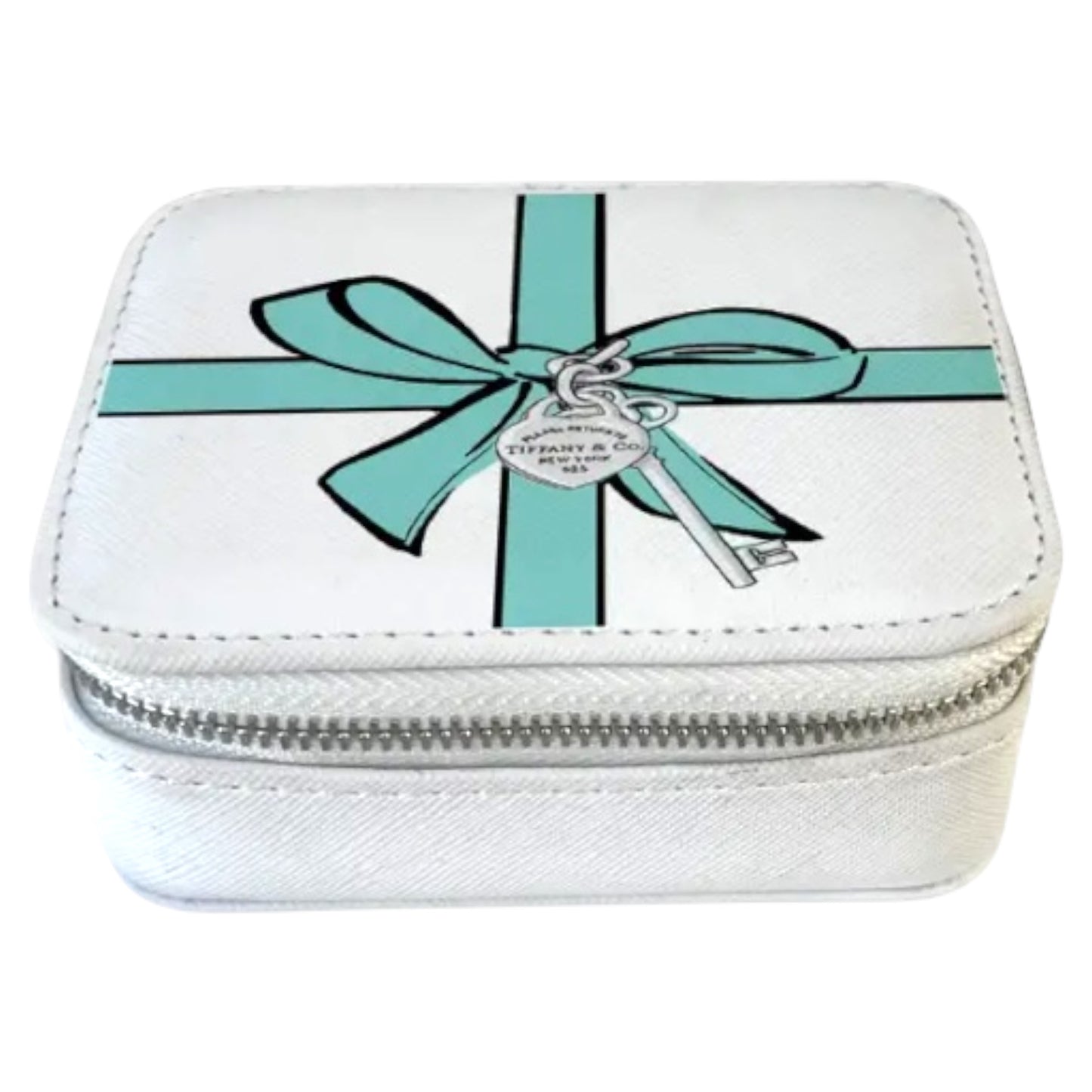 Travel Pill Box- Blue Ribbon