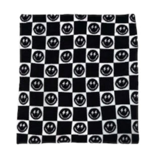 Black Bolt Smile Blanket