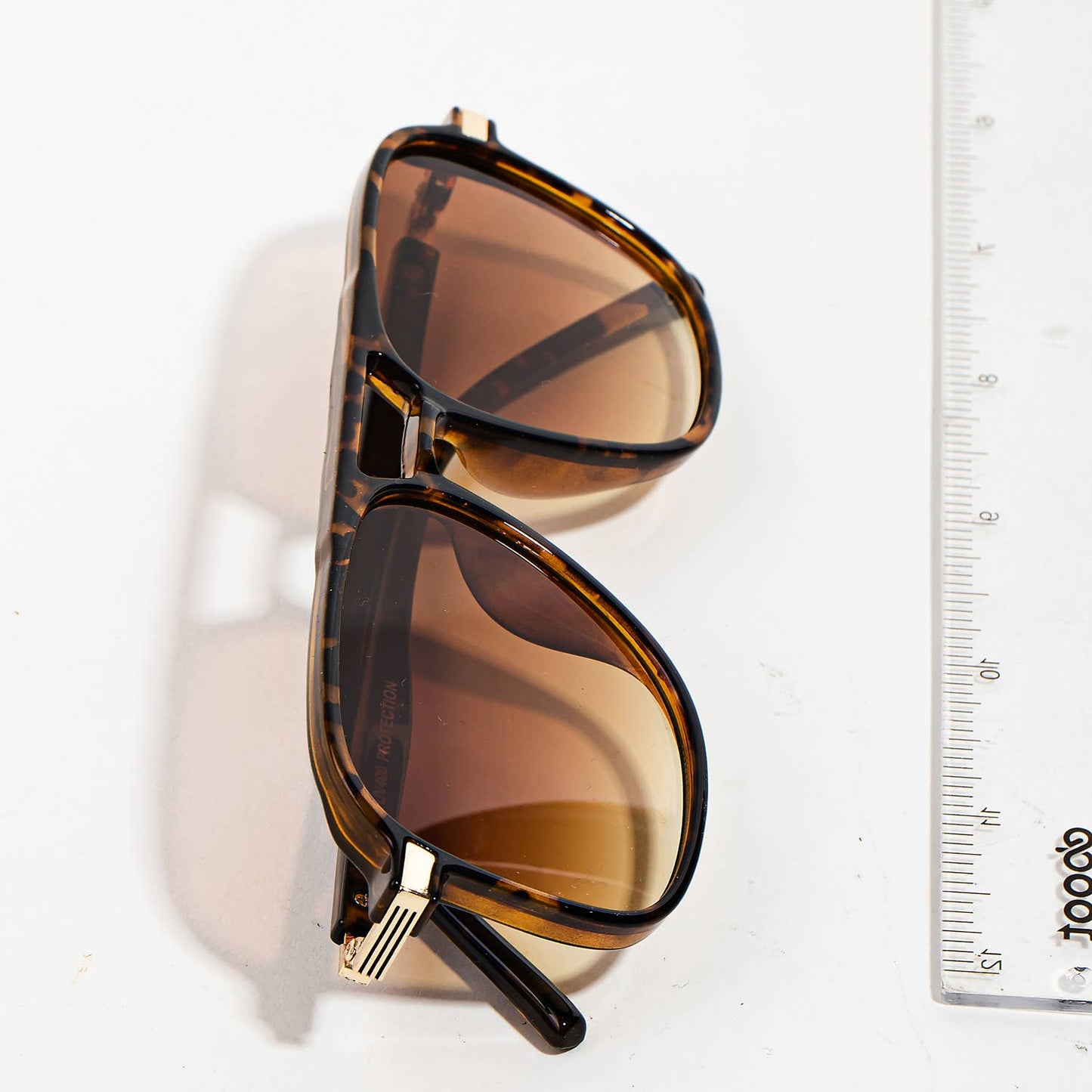 Acetate Double Bridge Aviator Sunglasses