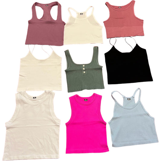 Cropped Tanks - Multiple colors and styles available